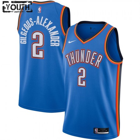 Maillot Basket Oklahoma City Thunder Shai Gilgeous-Alexander 2 2020-21 Nike Icon Edition Swingman - Enfant